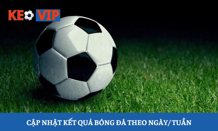 Cập nhật kết quả bóng đá theo ngày/ tuần